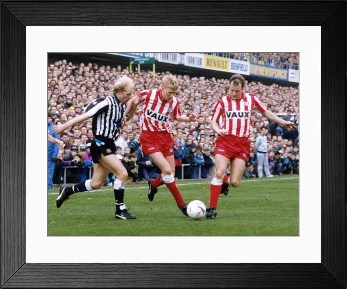 Framed Print : Newcastle 1 - 0 Sunderland English League Division 2 match held at St James Park Framed Print : Newcastle 1 - 0 Sunderland English League Division 2 match held at St James Park