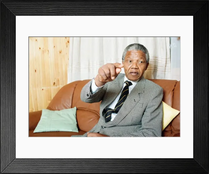 Framed Print : Nelson Mandela leader of the African National Congress (ANC Framed Print : Nelson Mandela leader of the African National Congress (ANC