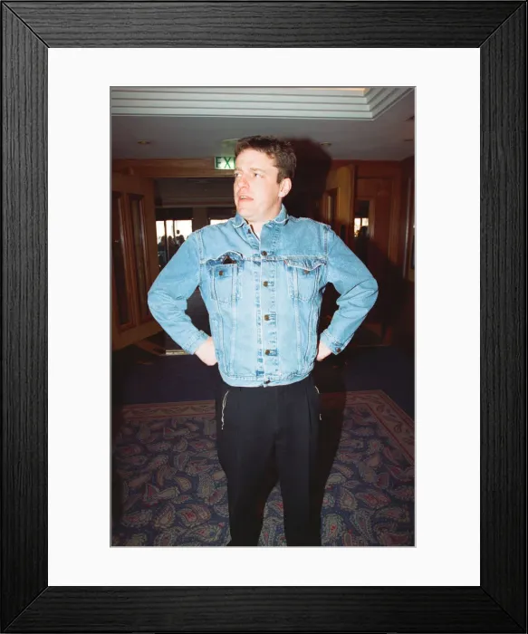Framed Print : Suggs, lead singer of British ska group Madness, at the Captital Radio Help A London Framed Print : Suggs, lead singer of British ska group Madness, at the Captital Radio Help A London