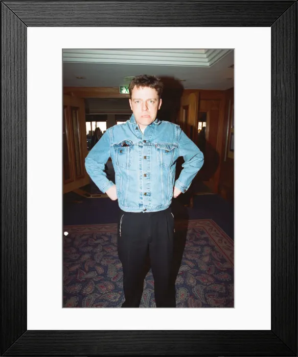 Framed Print : Suggs, lead singer of British ska group Madness, at the Captital Radio Help A London Framed Print : Suggs, lead singer of British ska group Madness, at the Captital Radio Help A London