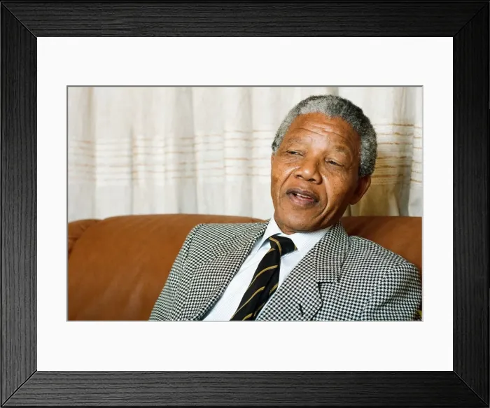 Framed Print : Nelson Mandela leader of the African National Congress (ANC Framed Print : Nelson Mandela leader of the African National Congress (ANC