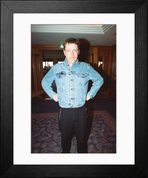 Framed Print : Suggs, lead singer of British ska group Madness, at the Captital Radio Help A London Framed Print : Suggs, lead singer of British ska group Madness, at the Captital Radio Help A London