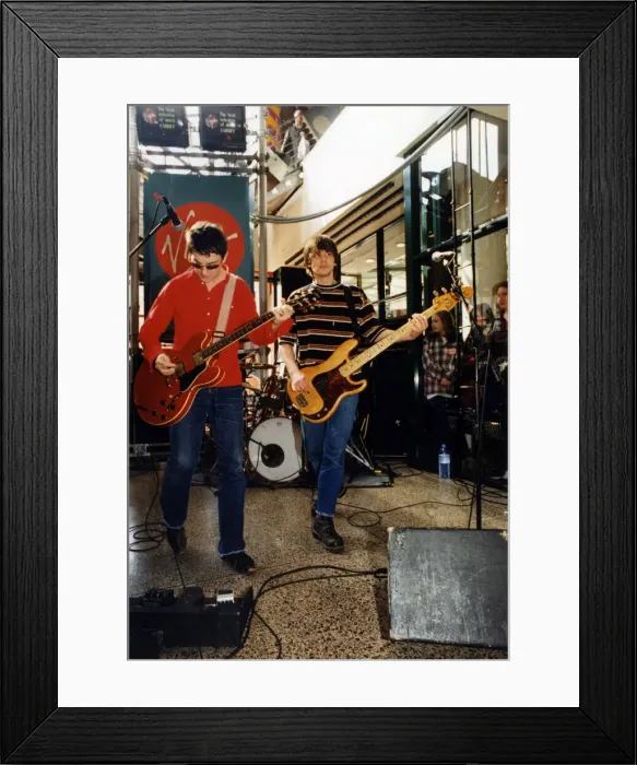 Framed Print : Newport s, 60ft Dolls, in concert at the Virgin Store in Queen Street, Cardiff, Wales Framed Print : Newport s, 60ft Dolls, in concert at the Virgin Store in Queen Street, Cardiff, Wales
