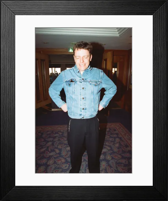 Framed Print : Suggs, lead singer of British ska group Madness, at the Captital Radio Help A London Framed Print : Suggs, lead singer of British ska group Madness, at the Captital Radio Help A London