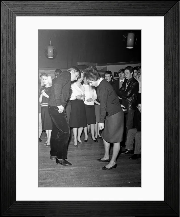 Framed Print : The mods and rockers were two conflicting British youth subcultures of the early to Framed Print : The mods and rockers were two conflicting British youth subcultures of the early to