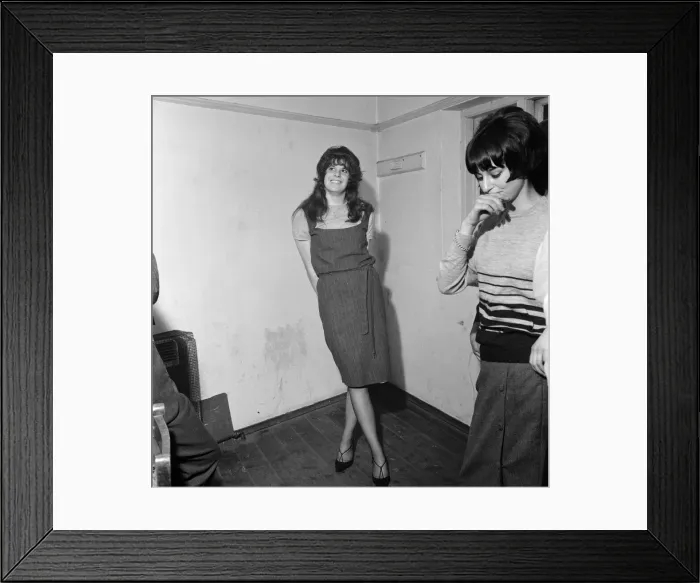 Framed Print : The mods and rockers were two conflicting British youth subcultures of the early to Framed Print : The mods and rockers were two conflicting British youth subcultures of the early to
