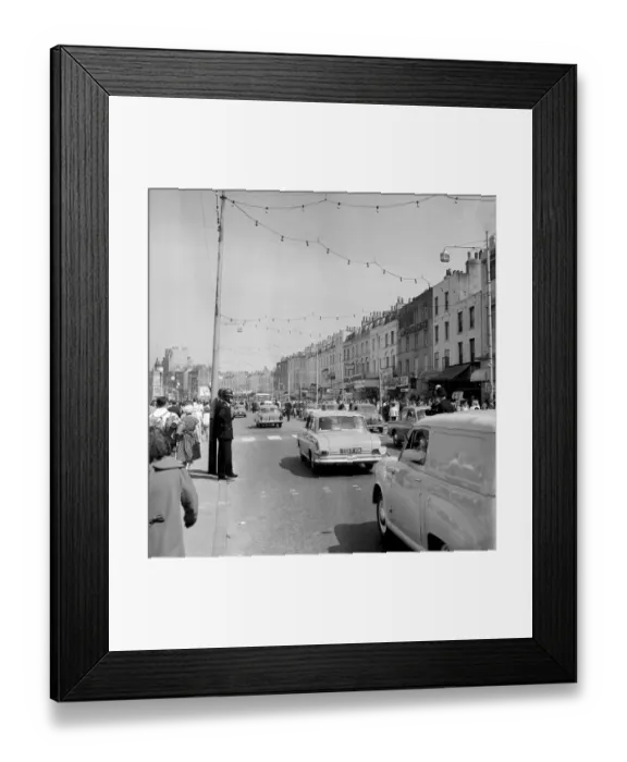 Framed Print : The mods and rockers were two conflicting British youth subcultures of the early to Framed Print : The mods and rockers were two conflicting British youth subcultures of the early to