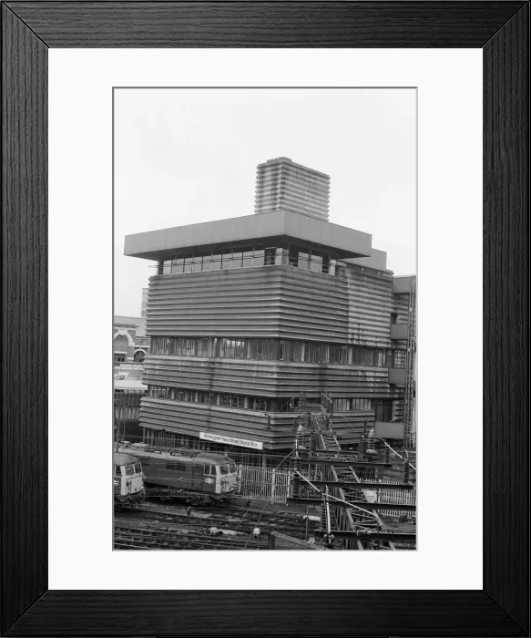 Framed Print : Signal Box, New Street Station, Birmingham, 3rd October 1983 Framed Print : Signal Box, New Street Station, Birmingham, 3rd October 1983