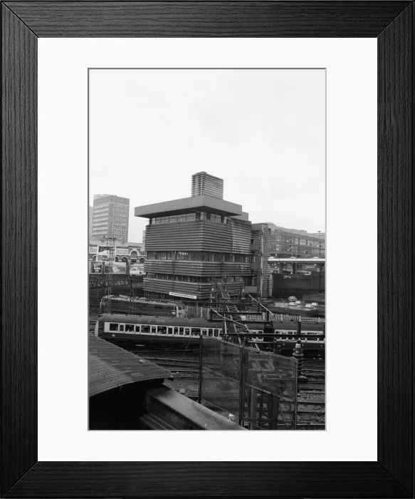 Framed Print : Signal Box, New Street Station, Birmingham, 3rd October 1983 Framed Print : Signal Box, New Street Station, Birmingham, 3rd October 1983