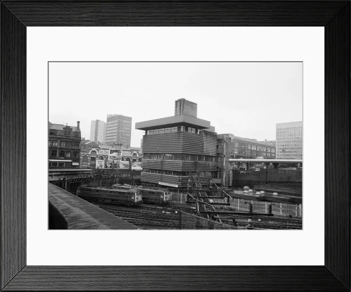 Framed Print : Signal Box, New Street Station, Birmingham, 3rd October 1983 Framed Print : Signal Box, New Street Station, Birmingham, 3rd October 1983