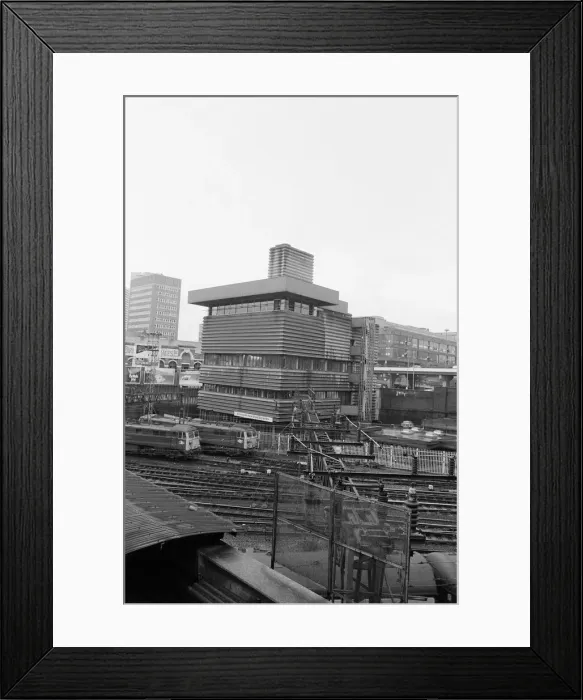 Framed Print : Signal Box, New Street Station, Birmingham, 3rd October 1983 Framed Print : Signal Box, New Street Station, Birmingham, 3rd October 1983