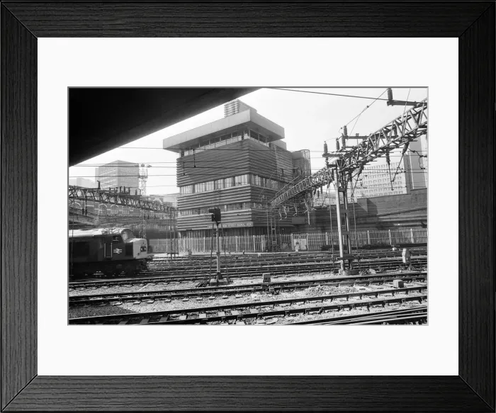 Framed Print : Signal Box, New Street Station, Birmingham, 13th May 1980 Framed Print : Signal Box, New Street Station, Birmingham, 13th May 1980