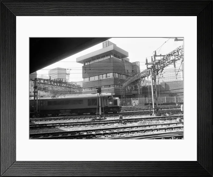 Framed Print : Signal Box, New Street Station, Birmingham, 13th May 1980 Framed Print : Signal Box, New Street Station, Birmingham, 13th May 1980