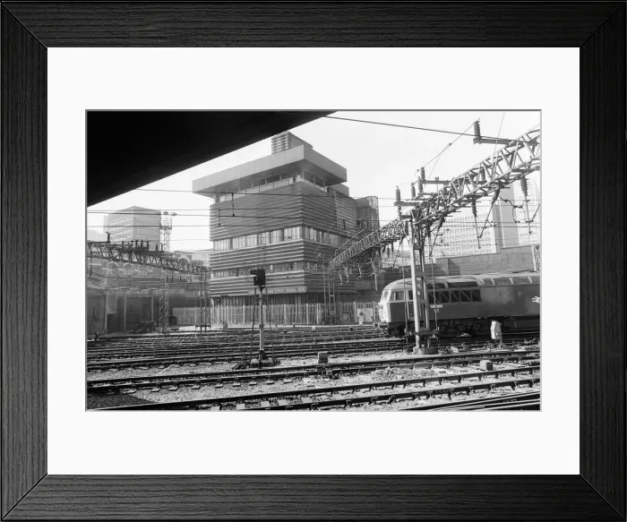 Framed Print : Signal Box, New Street Station, Birmingham, 13th May 1980 Framed Print : Signal Box, New Street Station, Birmingham, 13th May 1980