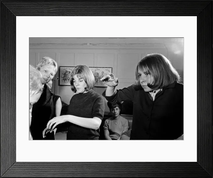 Framed Print : The mods and rockers were two conflicting British youth subcultures of the early to