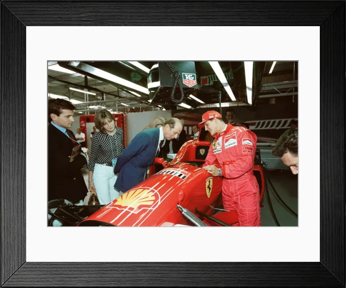 Framed Print : Michael Schumacher born 3 January 1969 is a retired German racing driver
