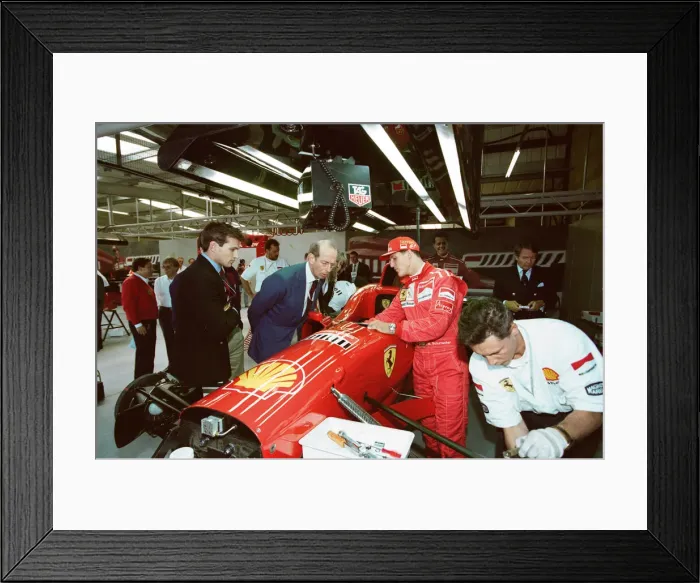 Framed Print : Michael Schumacher born 3 January 1969 is a retired German racing driver