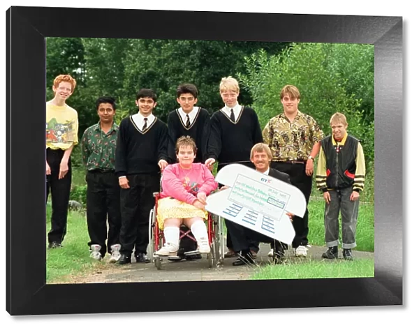 Wheelchair Pathway Project at Lickey Hills designed by pupils at Wheelers Lane Boys