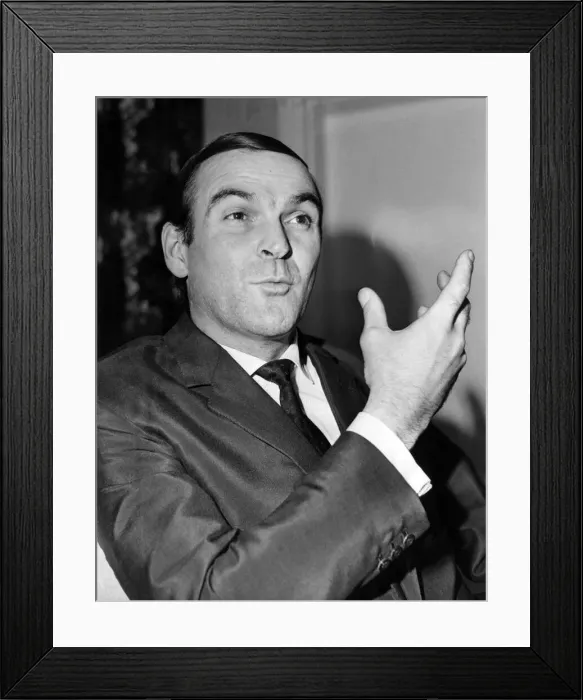 Framed Print : Welsh actor Stanley Baker, April 1964 Framed Print : Welsh actor Stanley Baker, April 1964