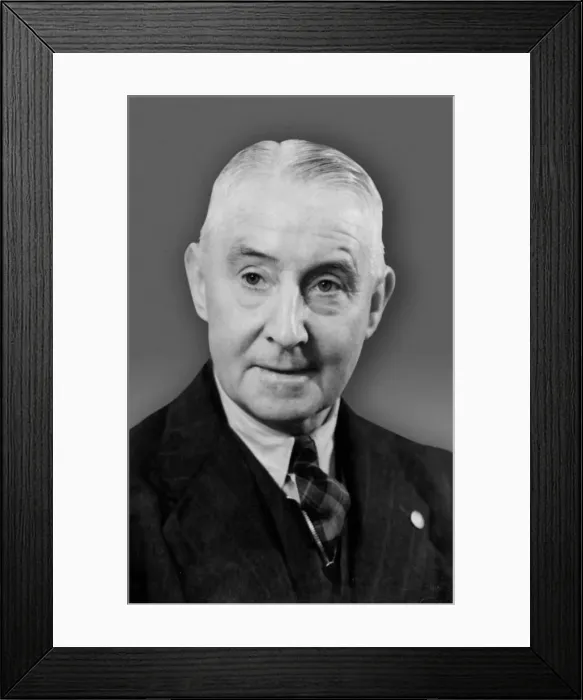 Framed Print : Brentford football coach Jimmy Hogan. September 1946
