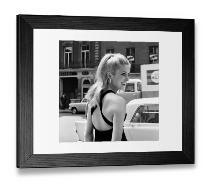 Framed Print : Actress Catherine Deneuve, star of the film repulsion Framed Print : Actress Catherine Deneuve, star of the film repulsion