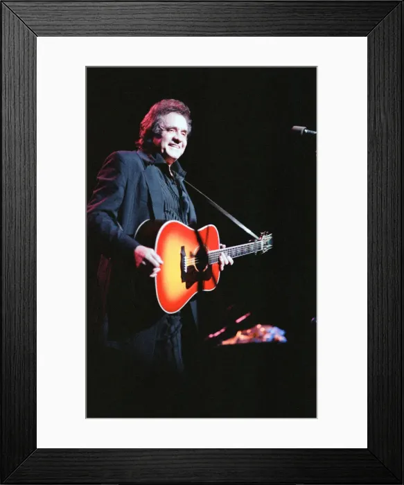 Framed Print : Johnny Cash, in concert at the Royal Albert Hall, London, Sunday 14 May 1989 Framed Print : Johnny Cash, in concert at the Royal Albert Hall, London, Sunday 14 May 1989