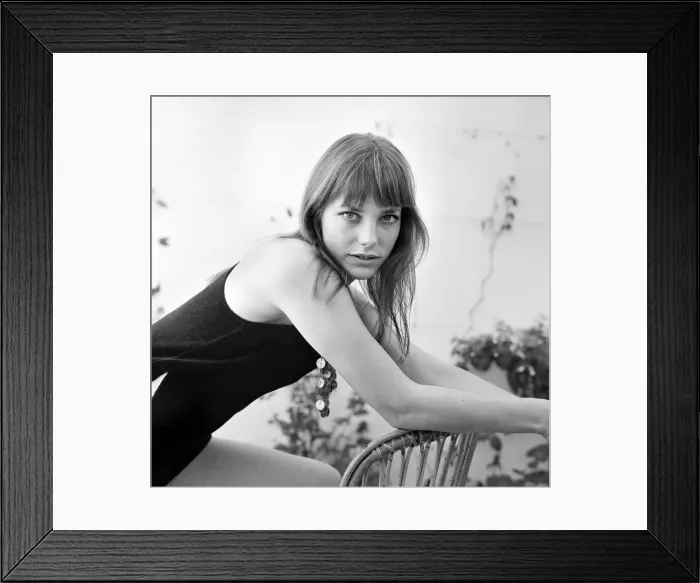 Framed Print : Actress Jane Birkin pictured after the announcement that her latest film