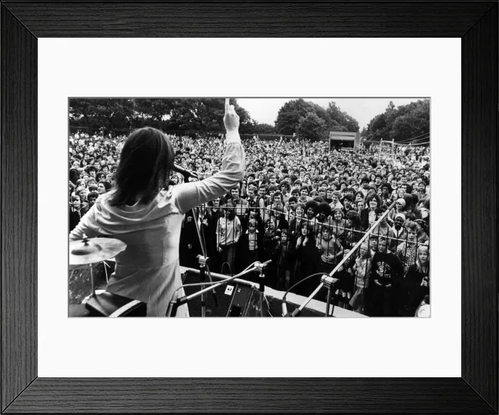 Framed Print : Rock Festival at Walton Hall Park in Walton, Liverpool, a 130-acre park Framed Print : Rock Festival at Walton Hall Park in Walton, Liverpool, a 130-acre park