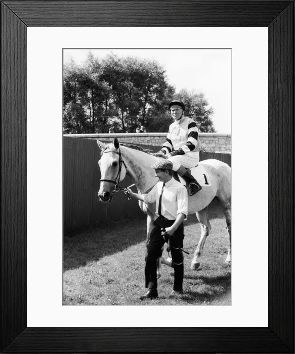 Framed Print : Jockey Terry Biddlecombe at Newton Abbot racecourse. 28th August 1969 Framed Print : Jockey Terry Biddlecombe at Newton Abbot racecourse. 28th August 1969