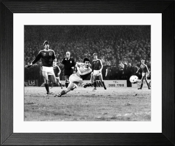 Framed Print : Wales v Iceland, score 2-1 to Wales, FIFA World Cup Group 7, venue Ninian Park, Leckwith Framed Print : Wales v Iceland, score 2-1 to Wales, FIFA World Cup Group 7, venue Ninian Park, Leckwith