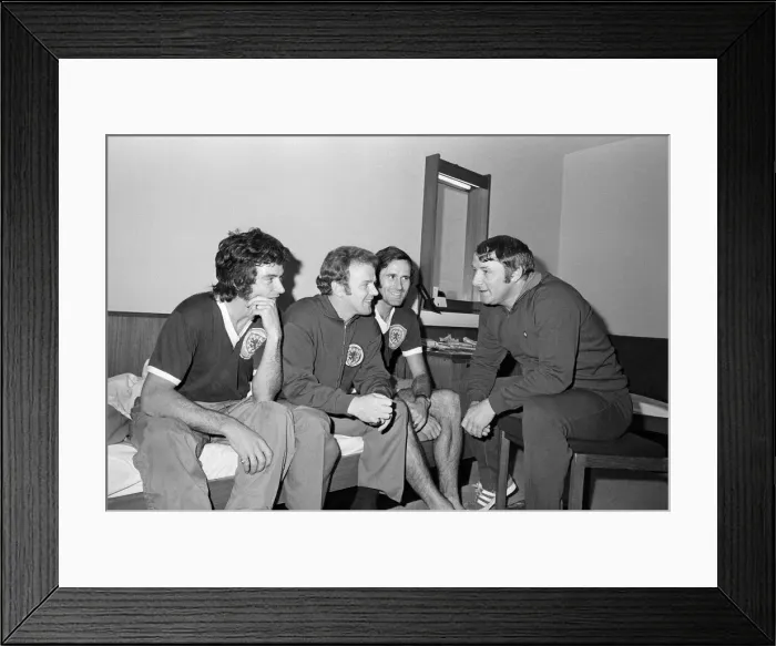 Framed Print : 1974 World Cup Qualifying match at Idraetsparken, Copenhagen Framed Print : 1974 World Cup Qualifying match at Idraetsparken, Copenhagen