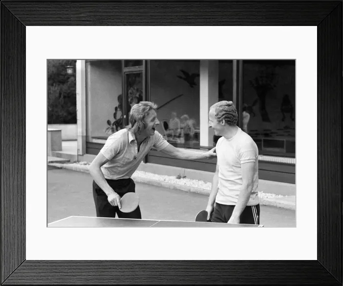 Framed Print : 1974 World Cup tournament in West Germany. The Scotland football team relaxing Framed Print : 1974 World Cup tournament in West Germany. The Scotland football team relaxing