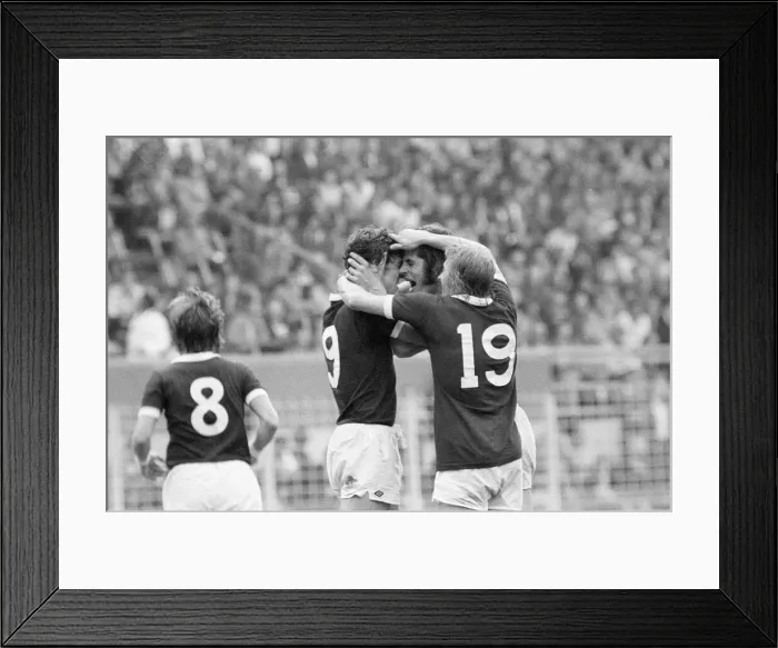 Framed Print : 1974 World Cup First Round Group Two match at the Westfalenstadion, Dortmund