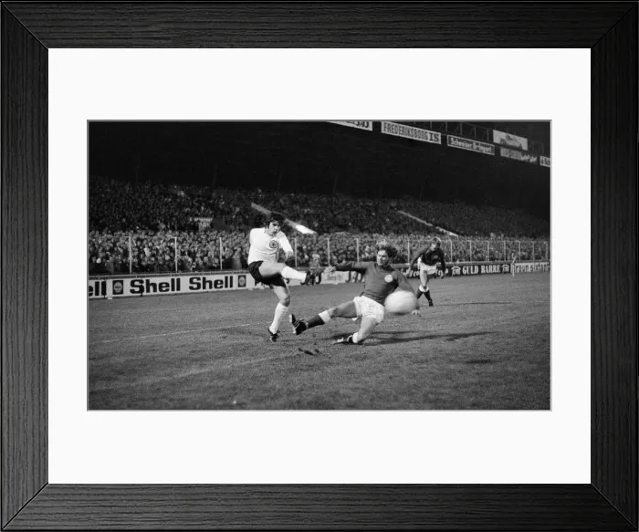 Framed Print : 1974 World Cup Qualifying match at Idraetsparken, Copenhagen Framed Print : 1974 World Cup Qualifying match at Idraetsparken, Copenhagen