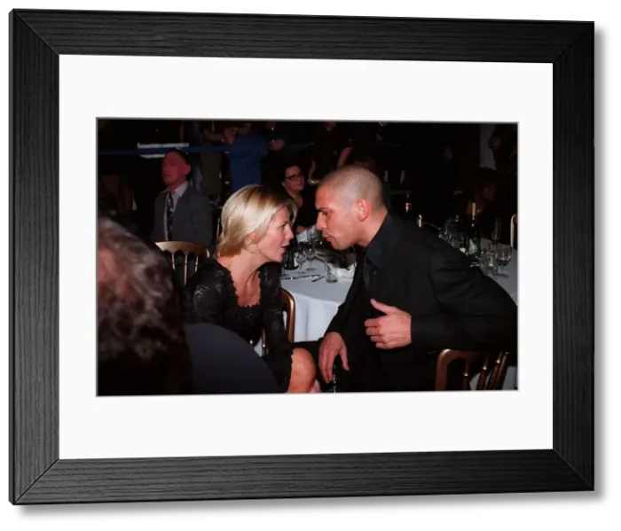 Framed Print : Ulrika Jonsson and Stan Collymore Febuary1998 at The 1998 Brit Awards Framed Print : Ulrika Jonsson and Stan Collymore Febuary1998 at The 1998 Brit Awards