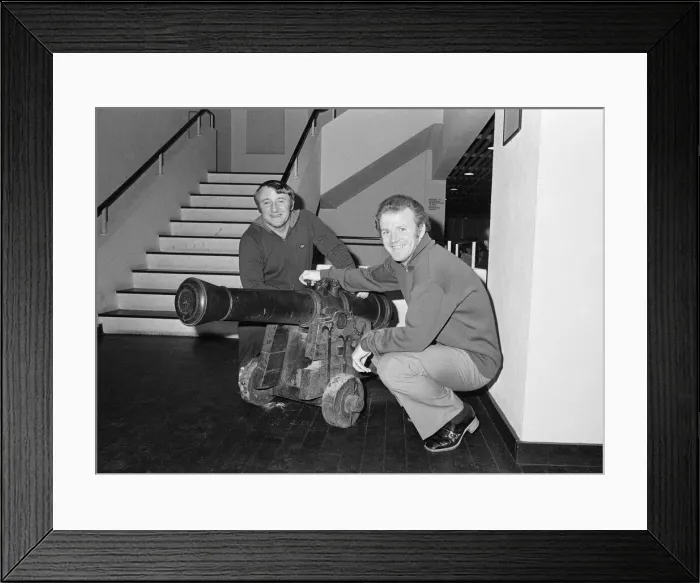 Framed Print : 1974 World Cup Qualifying match at Idraetsparken, Copenhagen Framed Print : 1974 World Cup Qualifying match at Idraetsparken, Copenhagen
