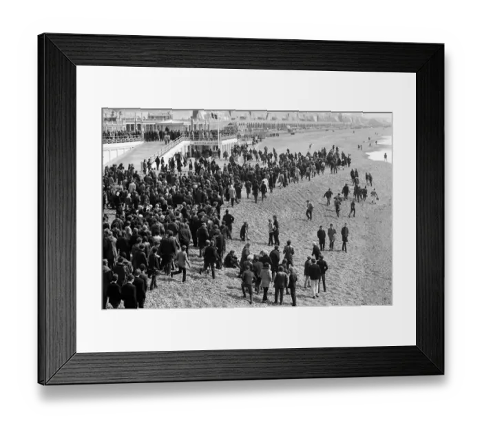 Framed Print : The mods and rockers were two conflicting British youth subcultures of the early to