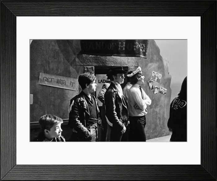 Framed Print : The mods and rockers were two conflicting British youth subcultures of the early to Framed Print : The mods and rockers were two conflicting British youth subcultures of the early to