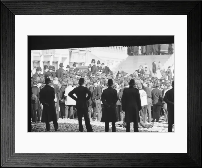 Framed Print : The mods and rockers were two conflicting British youth subcultures of the early to Framed Print : The mods and rockers were two conflicting British youth subcultures of the early to