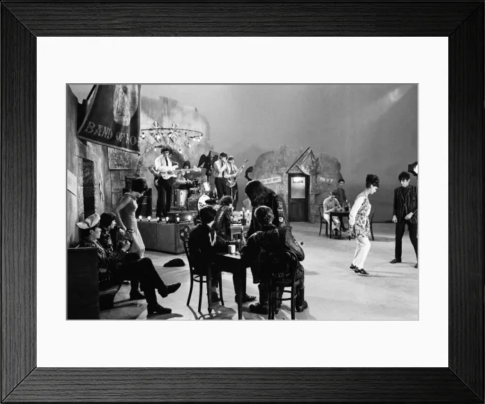 Framed Print : The mods and rockers were two conflicting British youth subcultures of the early to Framed Print : The mods and rockers were two conflicting British youth subcultures of the early to