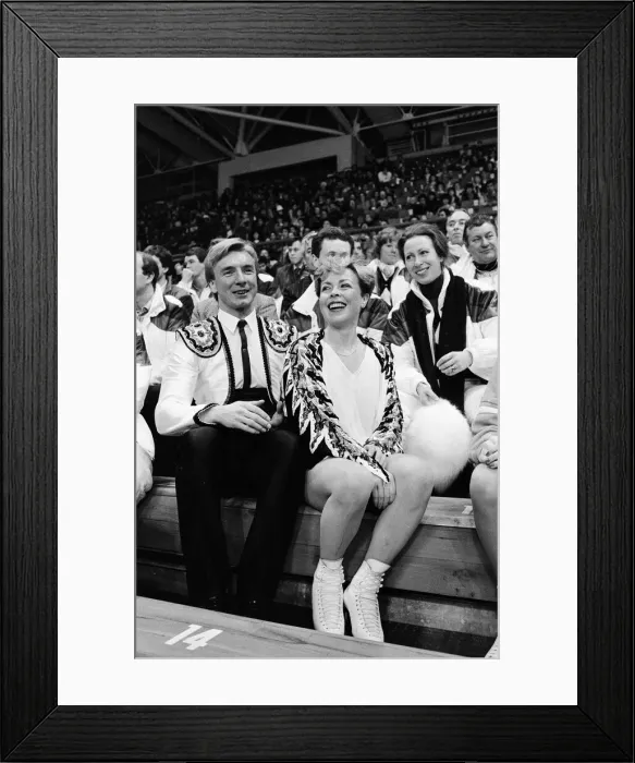 Framed Print : 1984 Winter Olympics, 12th February 1984. Figure skating, Fourth Round, Zetra Stadium