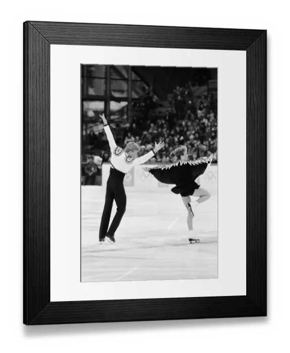Framed Print : 1984 Winter Olympics, 12th February 1984. Figure skating, Fourth Round, Zetra Stadium Framed Print : 1984 Winter Olympics, 12th February 1984. Figure skating, Fourth Round, Zetra Stadium