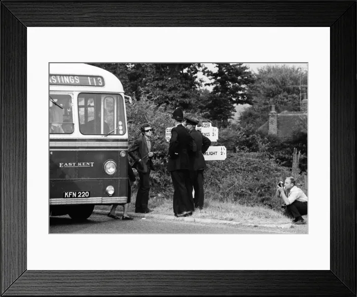 Framed Print : The mods and rockers were two conflicting British youth subcultures of the early to