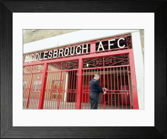 Framed Print : History goes under the hammer when the great Ayresome Park Auction takes place on 23rd Framed Print : History goes under the hammer when the great Ayresome Park Auction takes place on 23rd