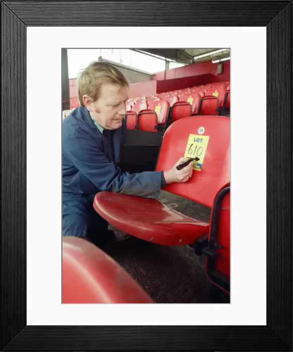 Framed Print : History goes under the hammer when the great Ayresome Park Auction takes place on 23rd Framed Print : History goes under the hammer when the great Ayresome Park Auction takes place on 23rd