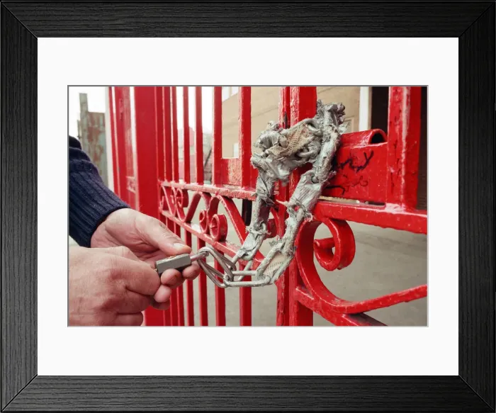 Framed Print : History goes under the hammer when the great Ayresome Park Auction takes place on 23rd Framed Print : History goes under the hammer when the great Ayresome Park Auction takes place on 23rd