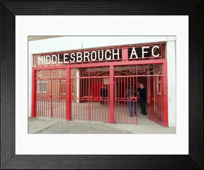 Framed Print : History goes under the hammer when the great Ayresome Park Auction takes place on 23rd