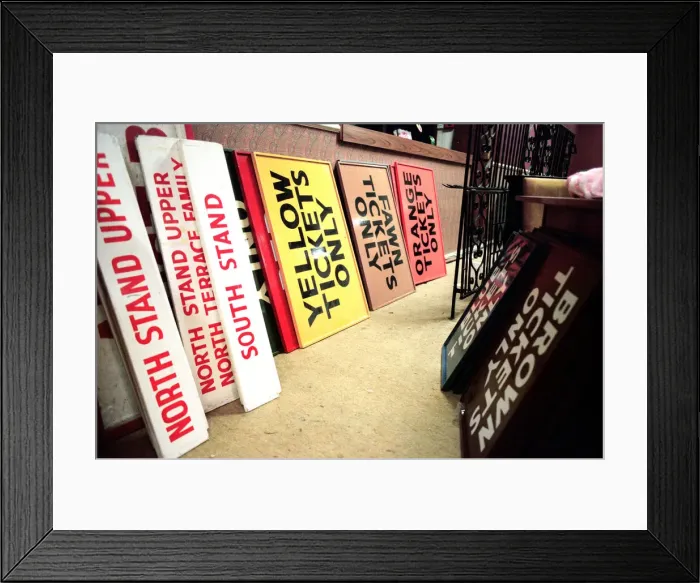Framed Print : History goes under the hammer when the great Ayresome Park Auction takes place on 23rd Framed Print : History goes under the hammer when the great Ayresome Park Auction takes place on 23rd
