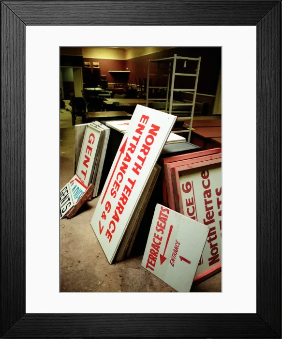Framed Print : History goes under the hammer when the great Ayresome Park Auction takes place on 23rd Framed Print : History goes under the hammer when the great Ayresome Park Auction takes place on 23rd