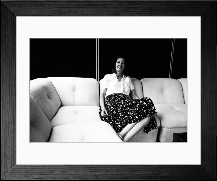 Framed Print : Verity Lambert of Euston Films in her office today. 11th August 1980